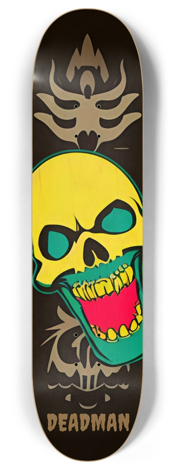 Deadman Pirate Skull Burn 01