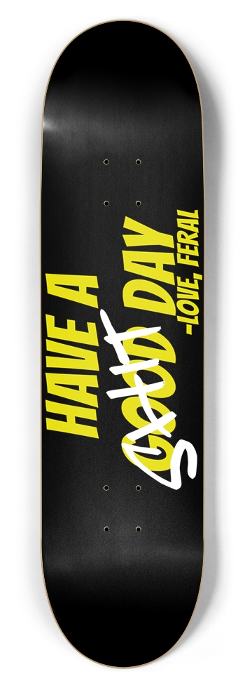 Feral Have A Good Day (Black) 8.5