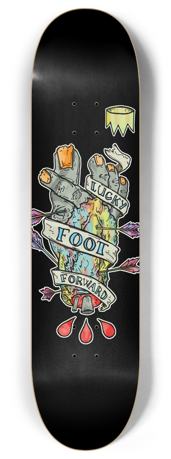 Lucky foot forward Glow in the dark 8.0