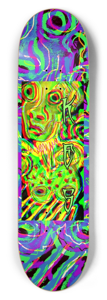 Hard AF 8-1/2 Skateboard Deck