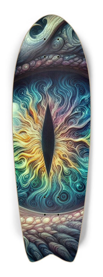 Custom Skateboard - Dragon's Eye