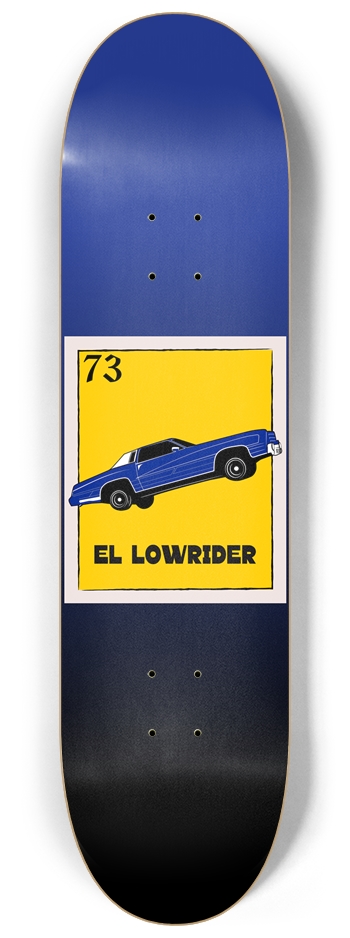 El Lowrider Loteria Skateboard Monte Carlo Board