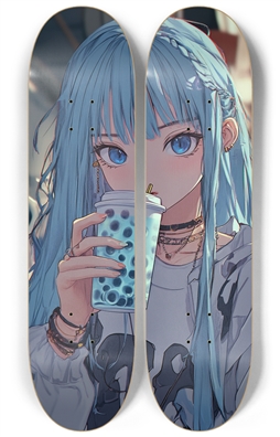 Anime girl Skateboard Series