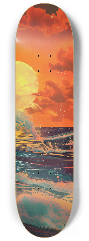 The Huge Anime Waves Skateboard Series #3 8-1/4 Skateboard Deck