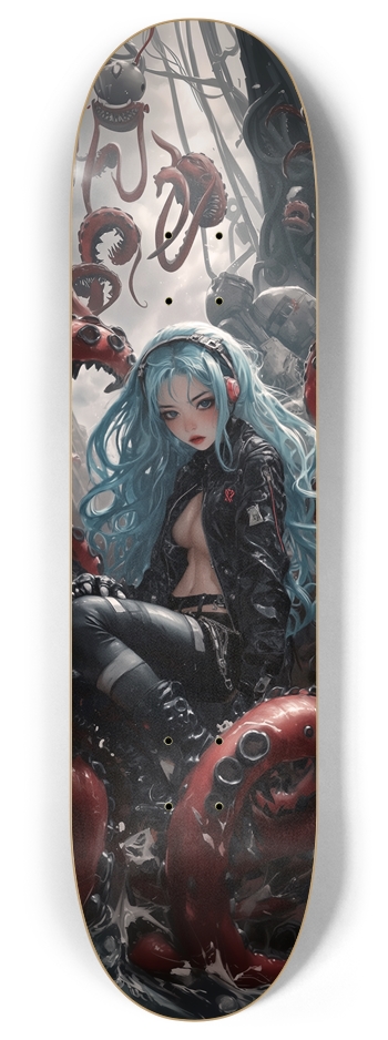 Octopus print art Skateboard