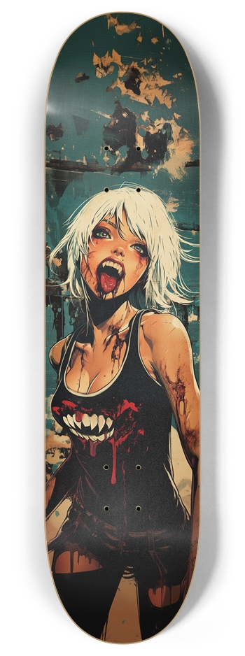 Badass vampire Custom Skateboard