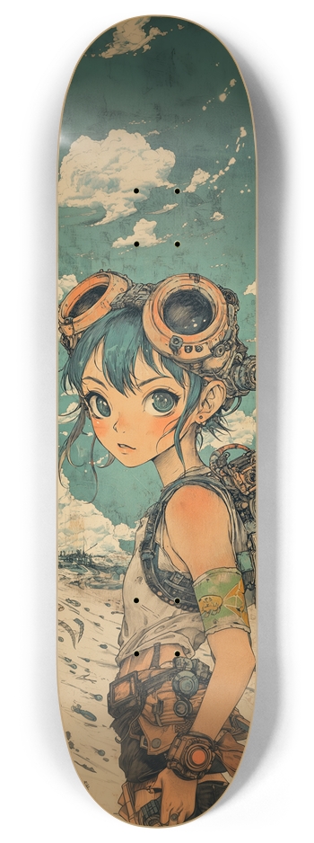Vintage anime wall art Skateboard
