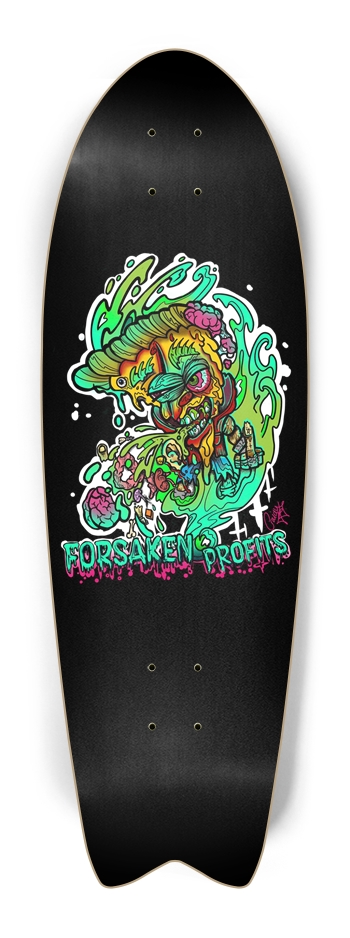 Skate Fast Eat Ass Fish Tail