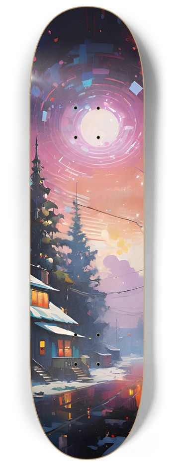 Winter Scene - Custom Skateboard
