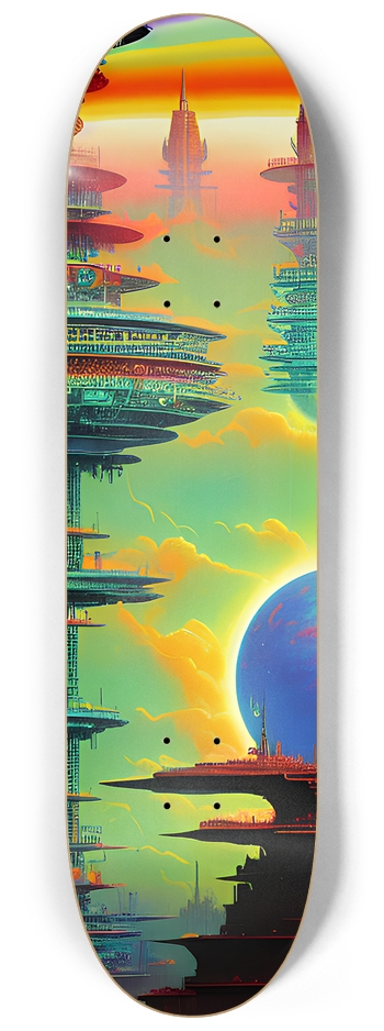 Dream World - Custom Skateboard