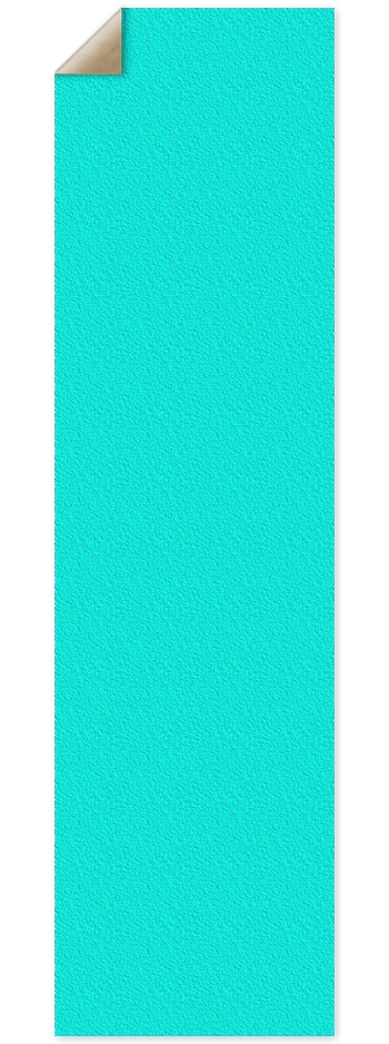 Turquoise Blue Custom Griptape 9 x 33 Inch Griptape