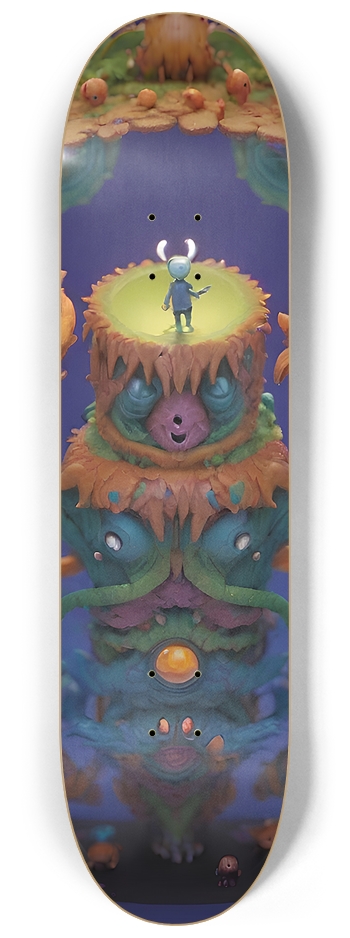 Strange Creatures - Custom Skateboard