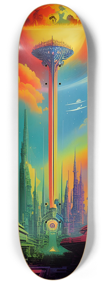 Tower of Dreams - Custom Skateboard