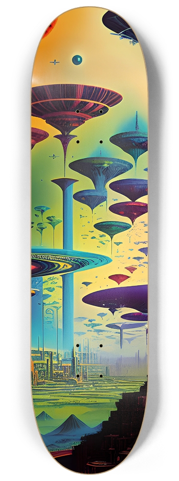 Dream World - Custom Skateboard