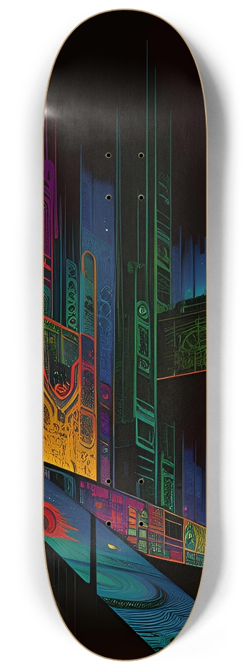 Future Dystopia - Custom Skateboard