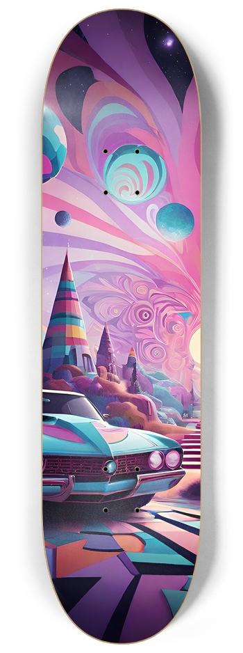 Driving Through Dreamland - Custom Skateboard