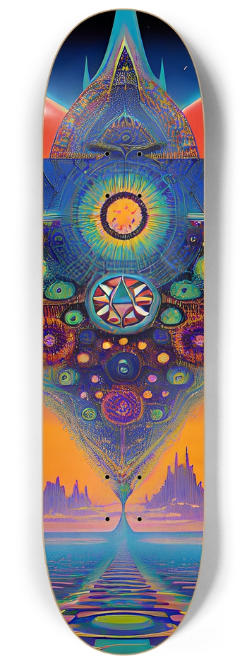 Multidimensional Mothership - Custom Skateboard