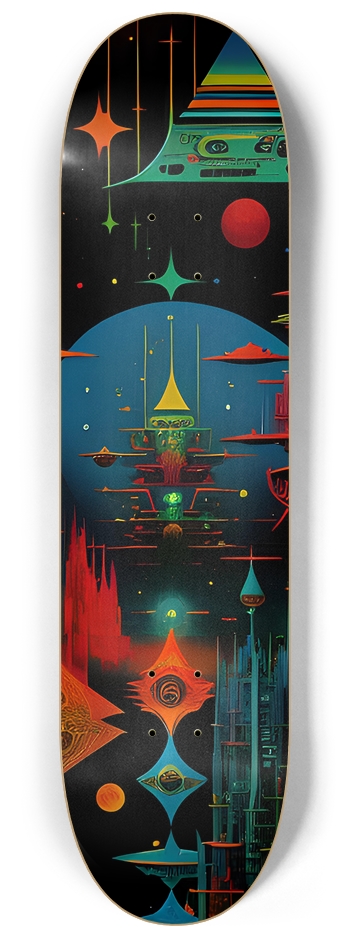 Dream World - Custom Skateboard