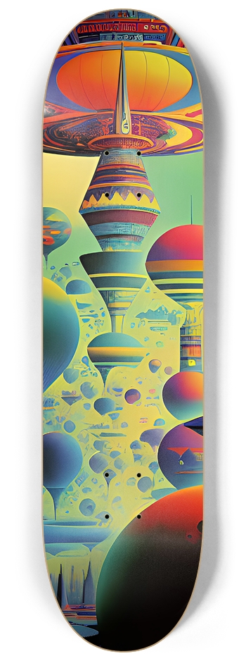 Dream World - Custom Skateboard