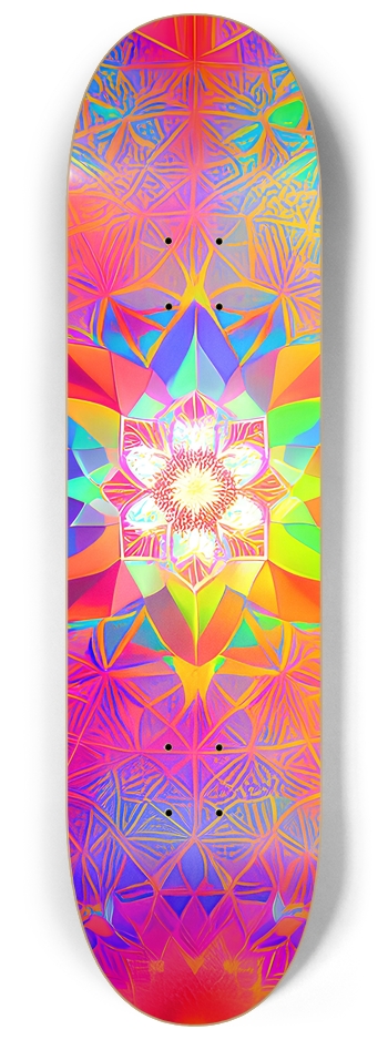 Abstract Psychedelic Pattern - Custom Skateboard