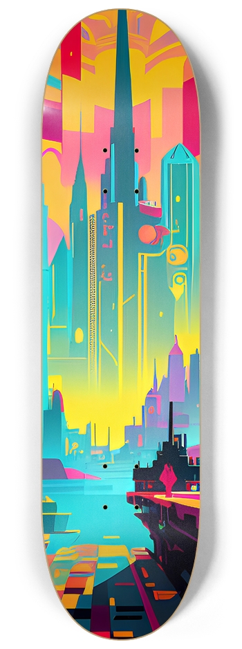 Dream Land - Custom Skateboard
