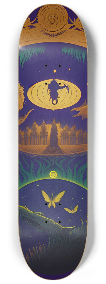 Dark Dreams - Custom Skateboard