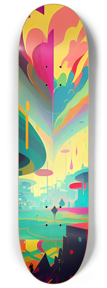 Dream World - Custom Skateboard