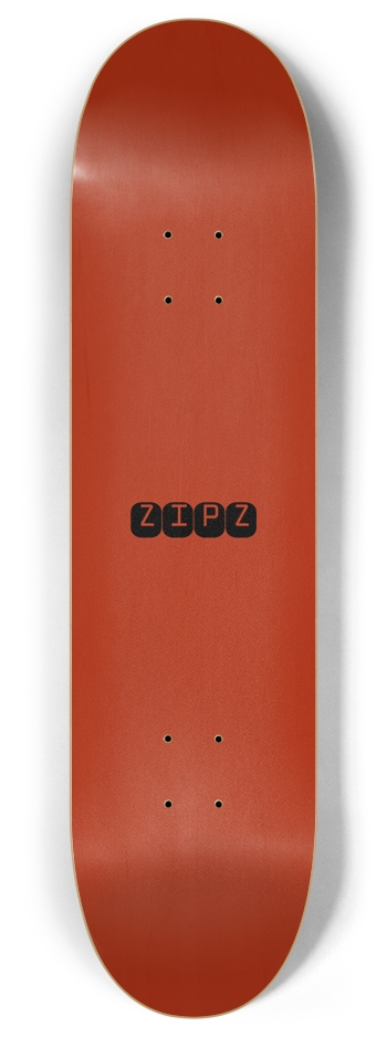 ZIPZ Deck 8 Inch Skateboard Deck