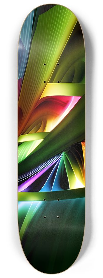 Abstract Psychedelic Pattern - Custom Skateboard