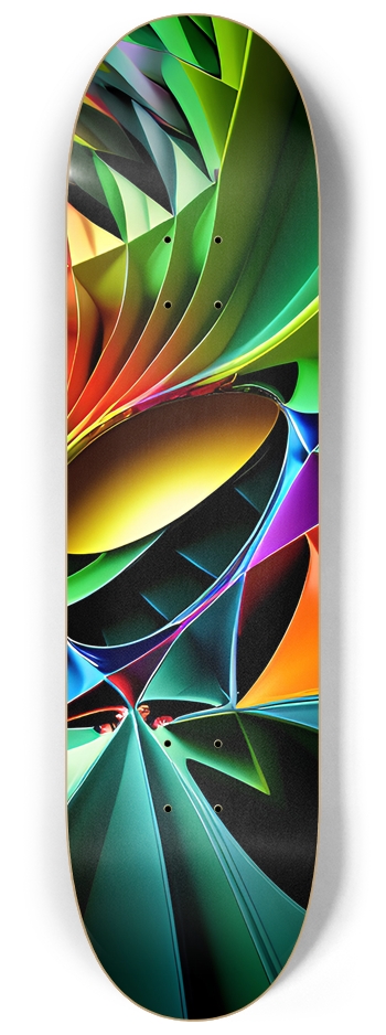 Abstract Psychedelic Pattern - Custom Skateboard