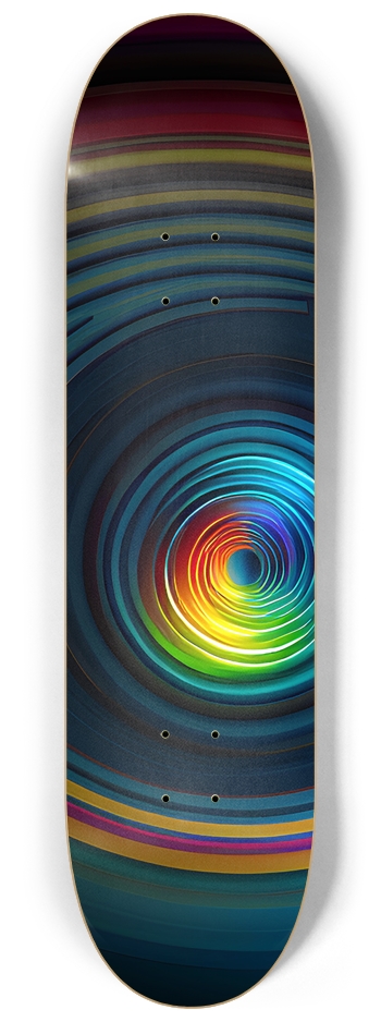 Psychedelic Spiral - Custom Skateboard