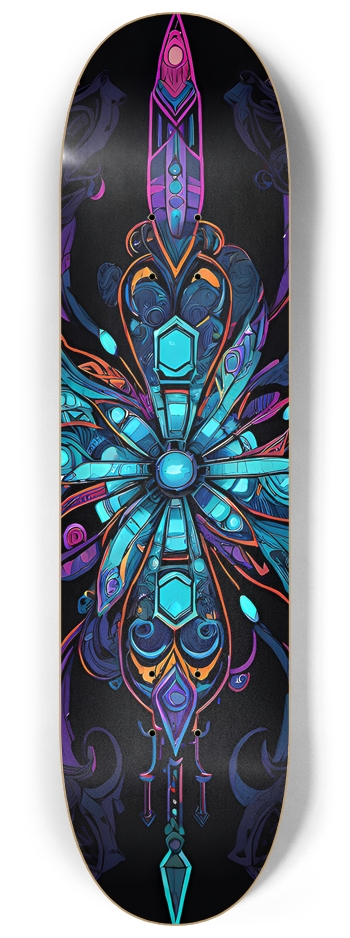 Spectacle in Blue - Custom Skateboard