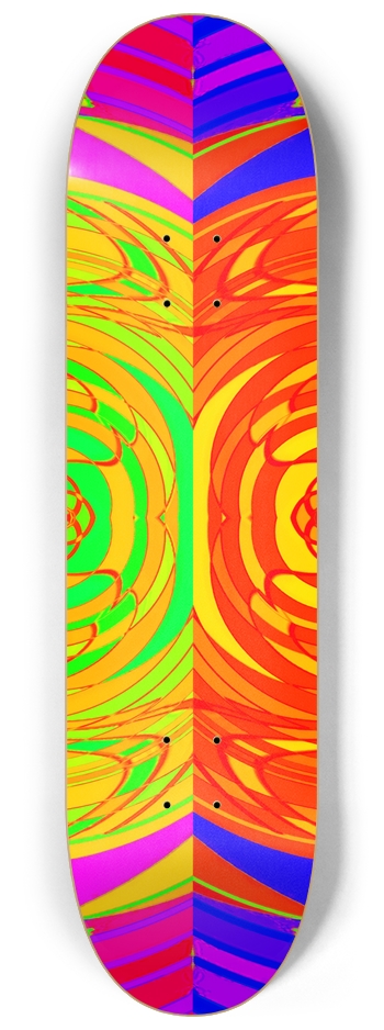 Abstract Colors - Custom Skateboard