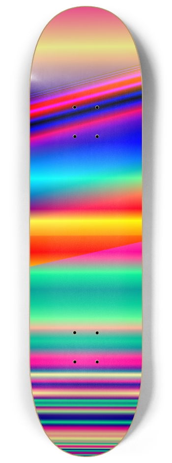 Gradient Colors - Custom Skateboard