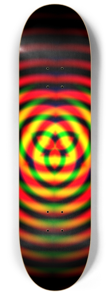 Radioactive Waves - Custom Skateboard