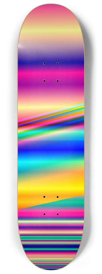 Gradient Colors - Custom Skateboard
