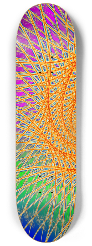 Psychedelic Spiral - Custom Skateboard