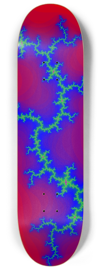 Fractal Lightning - Custom Skateboard