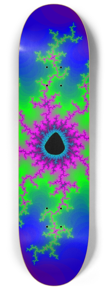 Fractal Lightning - Custom Skateboard