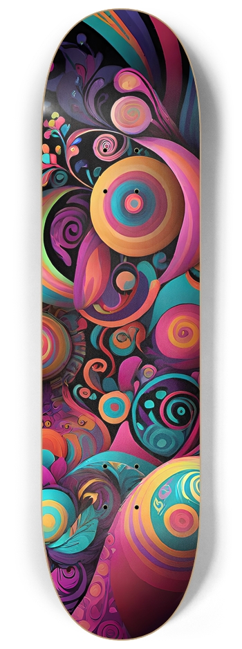Colorful Sweets and Treats - Custom Skateboard