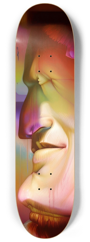 Distorted Face - Custom Skateboard 8-1/4 Skateboard Deck