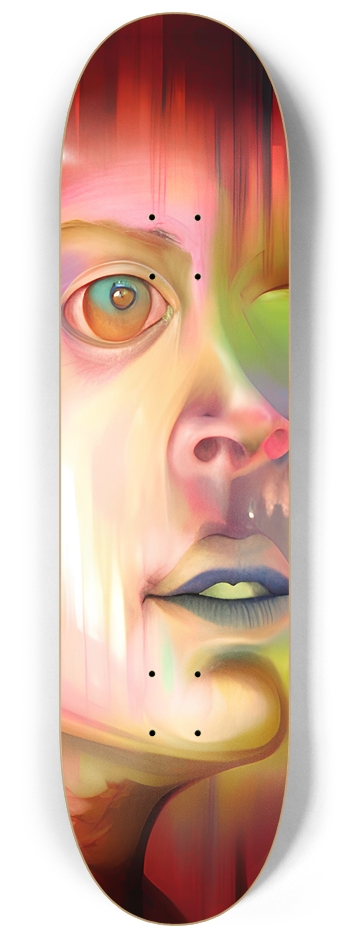 Face Painting - Custom Skateboard