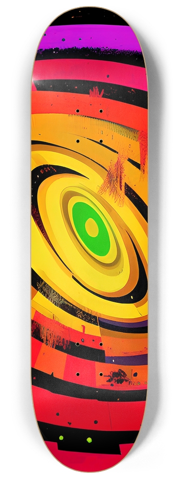 Psychedelic Spiral - Custom Skateboard