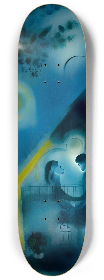 Blue Nightmare - Custom Skateboard