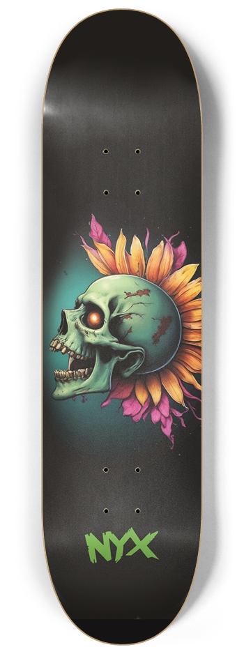 Sunflower skull