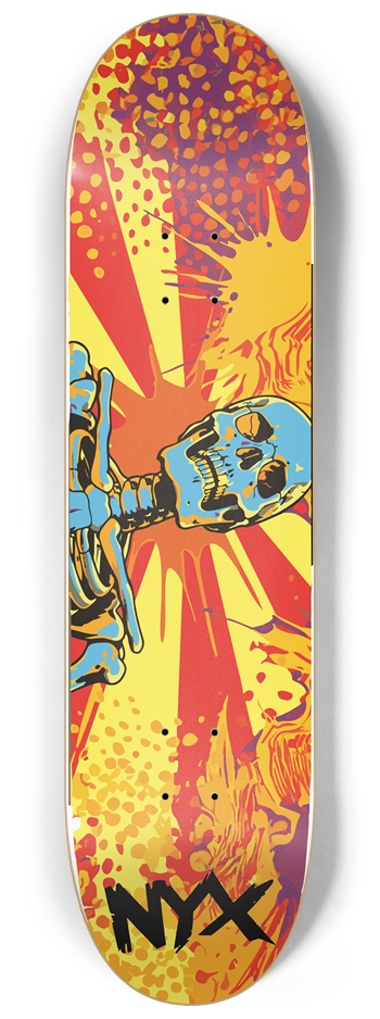 Blue skeleton