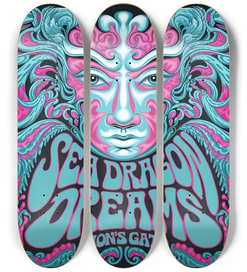 3 Skateboard Series - Sea Dragon Lion's Gate