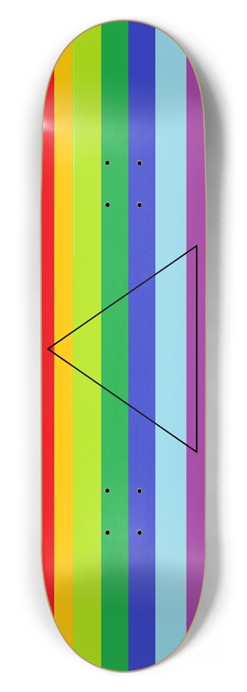 Custom Skateboard Rainbow