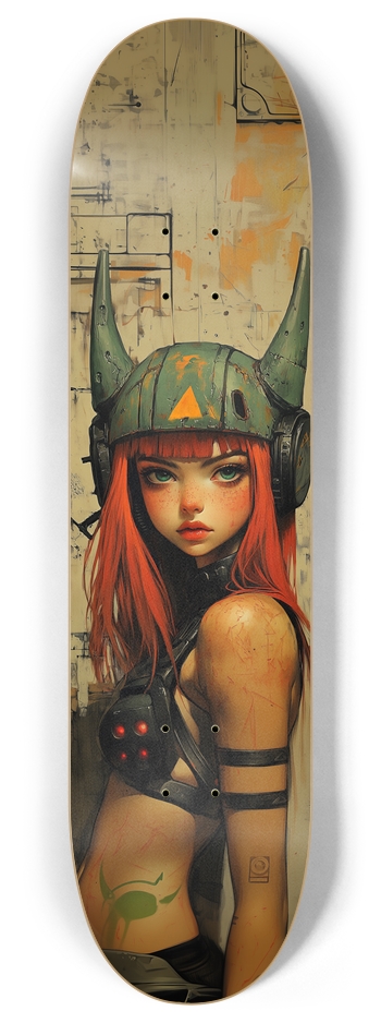 Cyber sentinelle art Skateboard