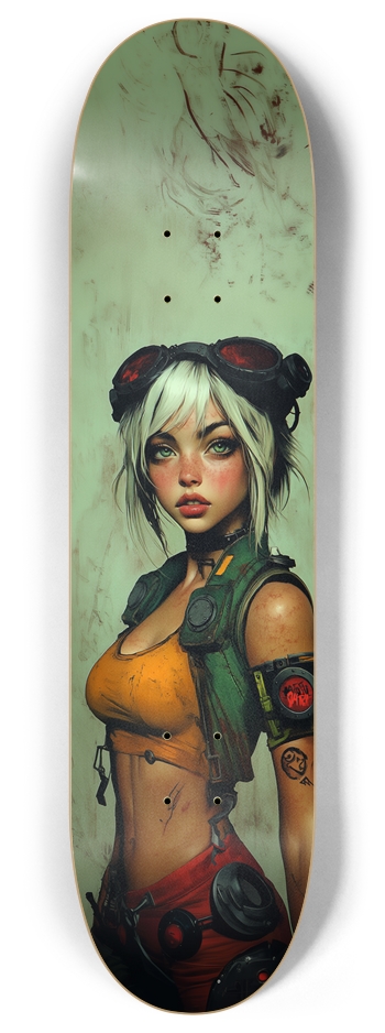Techno warior art Skateboard